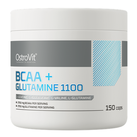 OstroVit BCAA + глютамін 1100 мг 150 капсул