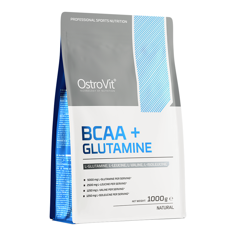 OstroVit BCAA + глютамін 1000 г натуральний смак