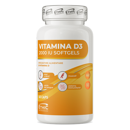 Ethic Nutraceutici Vitamina D3 2000 IU 60 капсул