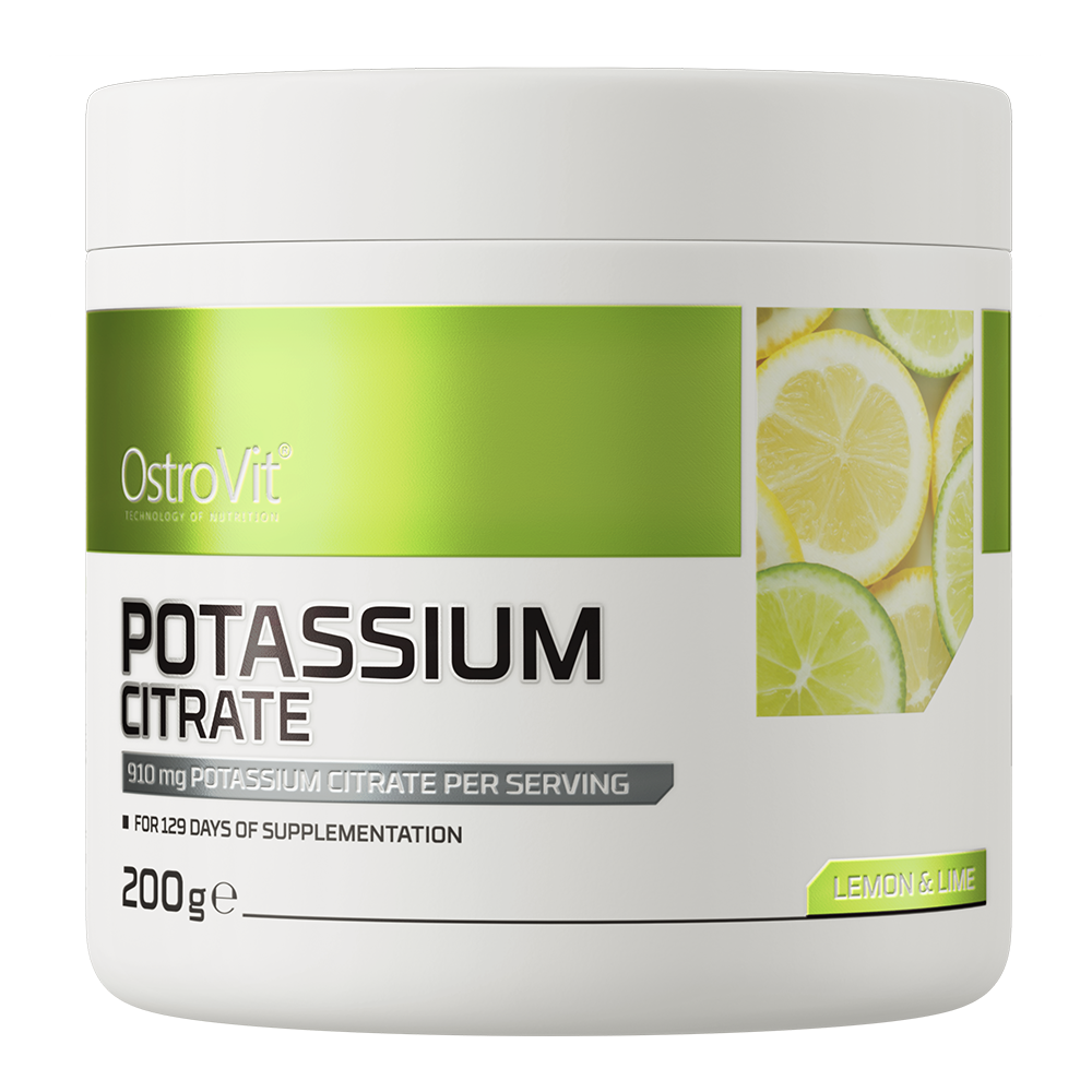 OstroVit Калію цитрат 200 г зі смаком лимона та лайма
