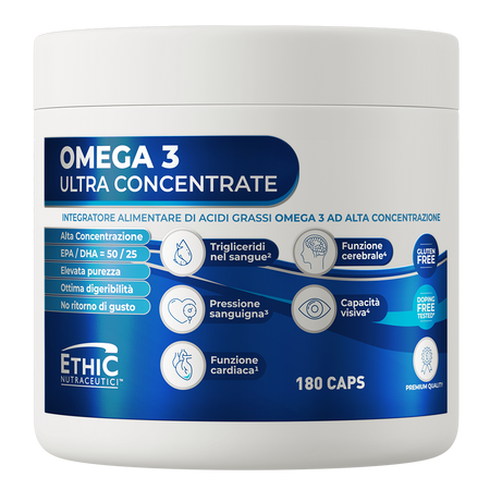 Ethic Nutraceutici™ Omega 3 Ultra Concentrate 180 капсул