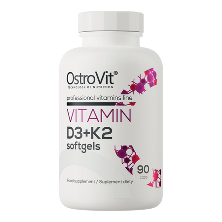 OstroVit Вітамін D3 + K2 90 капсул