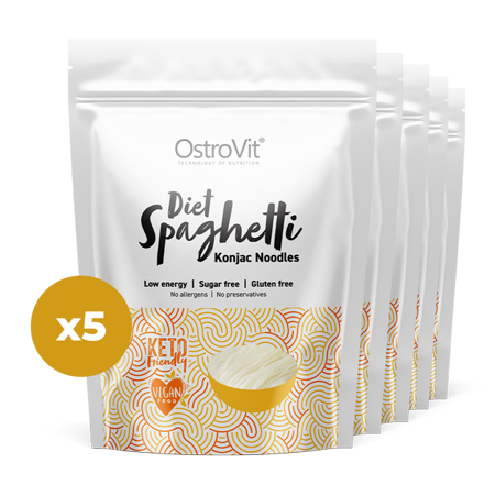OstroVit Diet Spaghetti Konjac Noodles 5 x 400 г