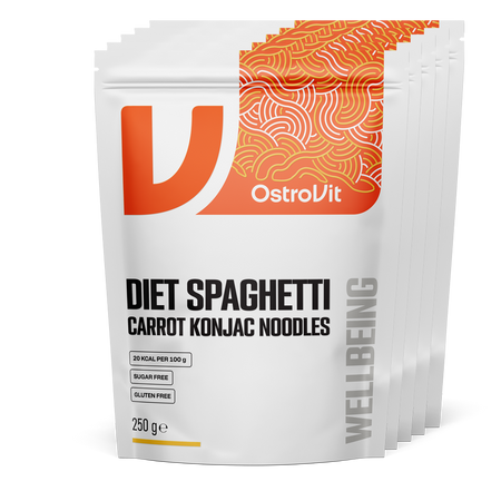OstroVit Diet Spaghetti Carrot Konjac Noodles 5 x 250 г