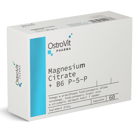 OstroVit Pharma Цитрат магнію + B6 P-5-P 60 капсул