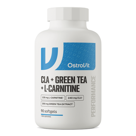 OstroVit CLA + Зелений чай + L-карнітин 90 капсул