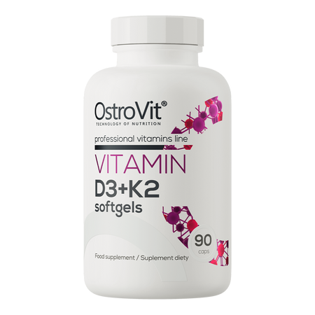 OstroVit Вітамін D3 + K2 90 капсул