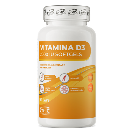 Ethic Nutraceutici Vitamina D3 2000 IU 60 капсул