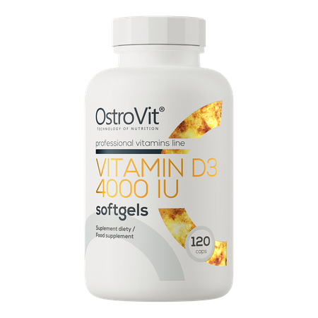 OstroVit Вітамін D3 4000 МО 120 капсул