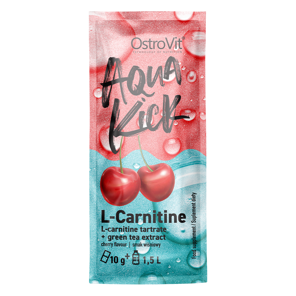 OstroVit Aqua Kick L-Carnitine 10 г зі смаком вишні