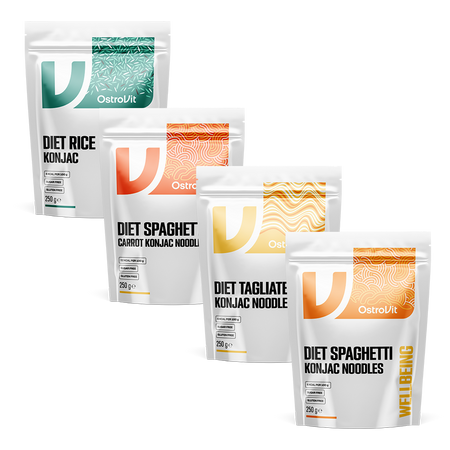 OstroVit Konjac Rice Noodles Mix 4 x 250 г