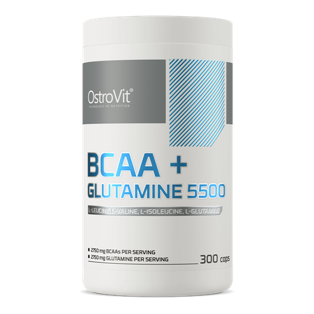OstroVit BCAA + глютамін 5500 мг 300 капсул
